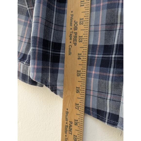 Children's Place Girls Button Up Collared Shirt Long Sleeve Blue Size 4 - Picture 6 of 8